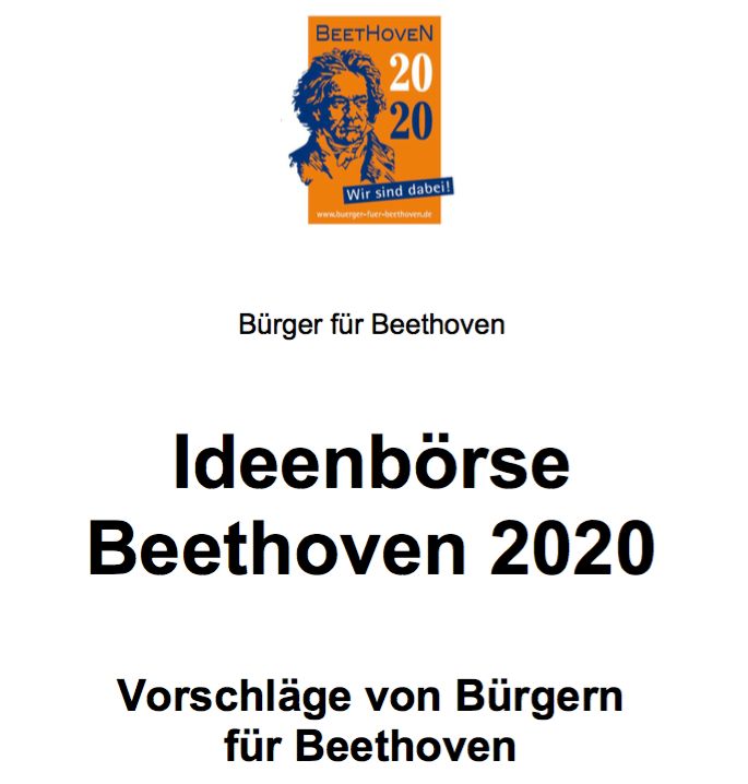 In einer Broschre "Ideenbrse Beethoven 2020" haben die