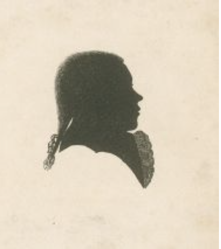 Ludwig van Beethoven im Alter von 15 Jahren, Silhouette, Lithografie der Gebrder Becker nach einem Schattenriss von Joseph Neesen