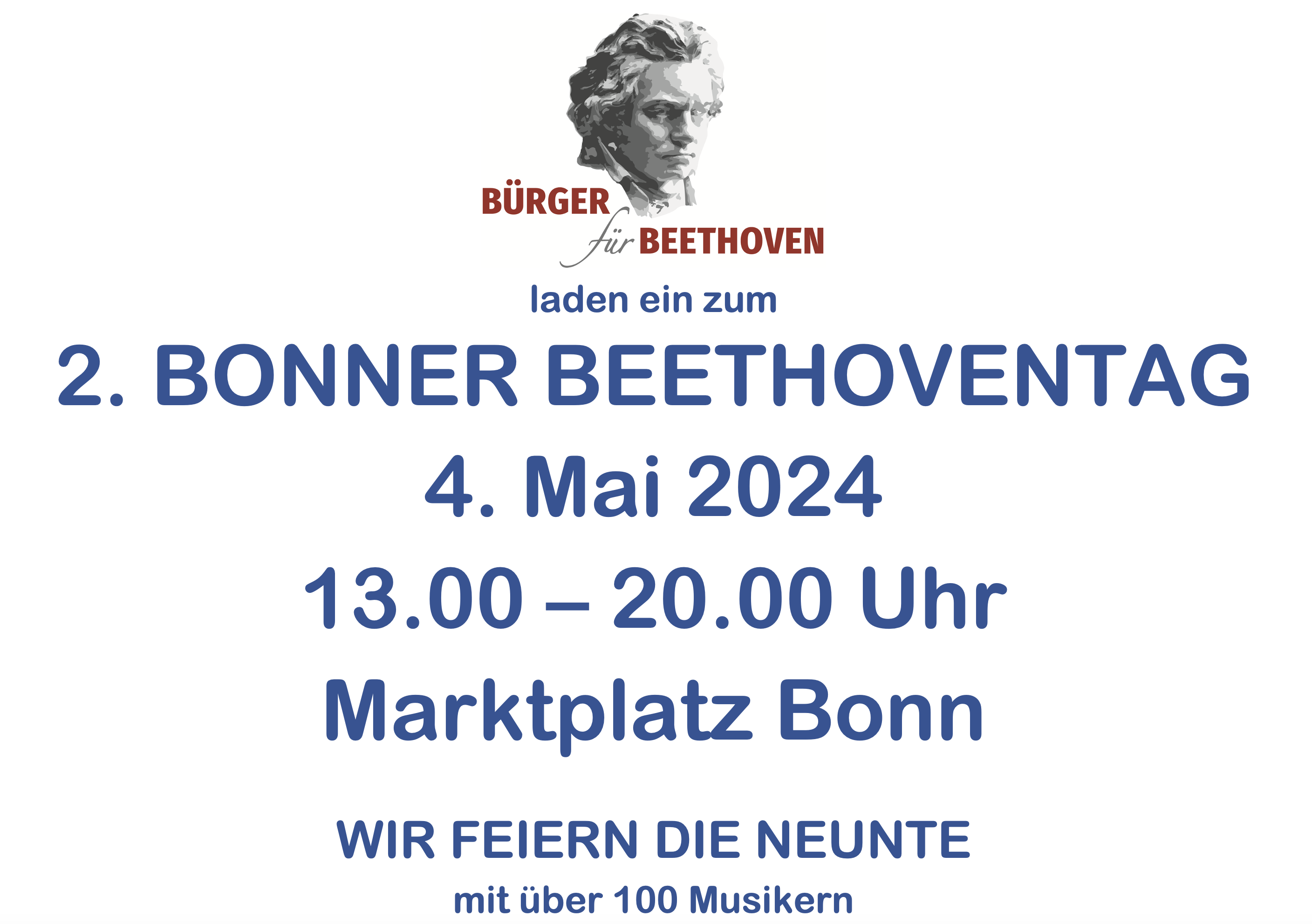 Mit dem  2. Bonner Beethoven-Tag am 4. Mai 2024