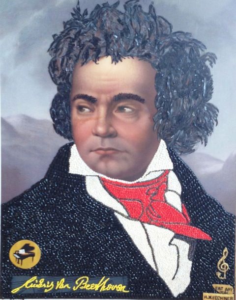 Beethoven-Portrait von Helge Fechner