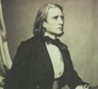 Franz Liszt um 1845 auf einer zeitgenssischen Fotografie